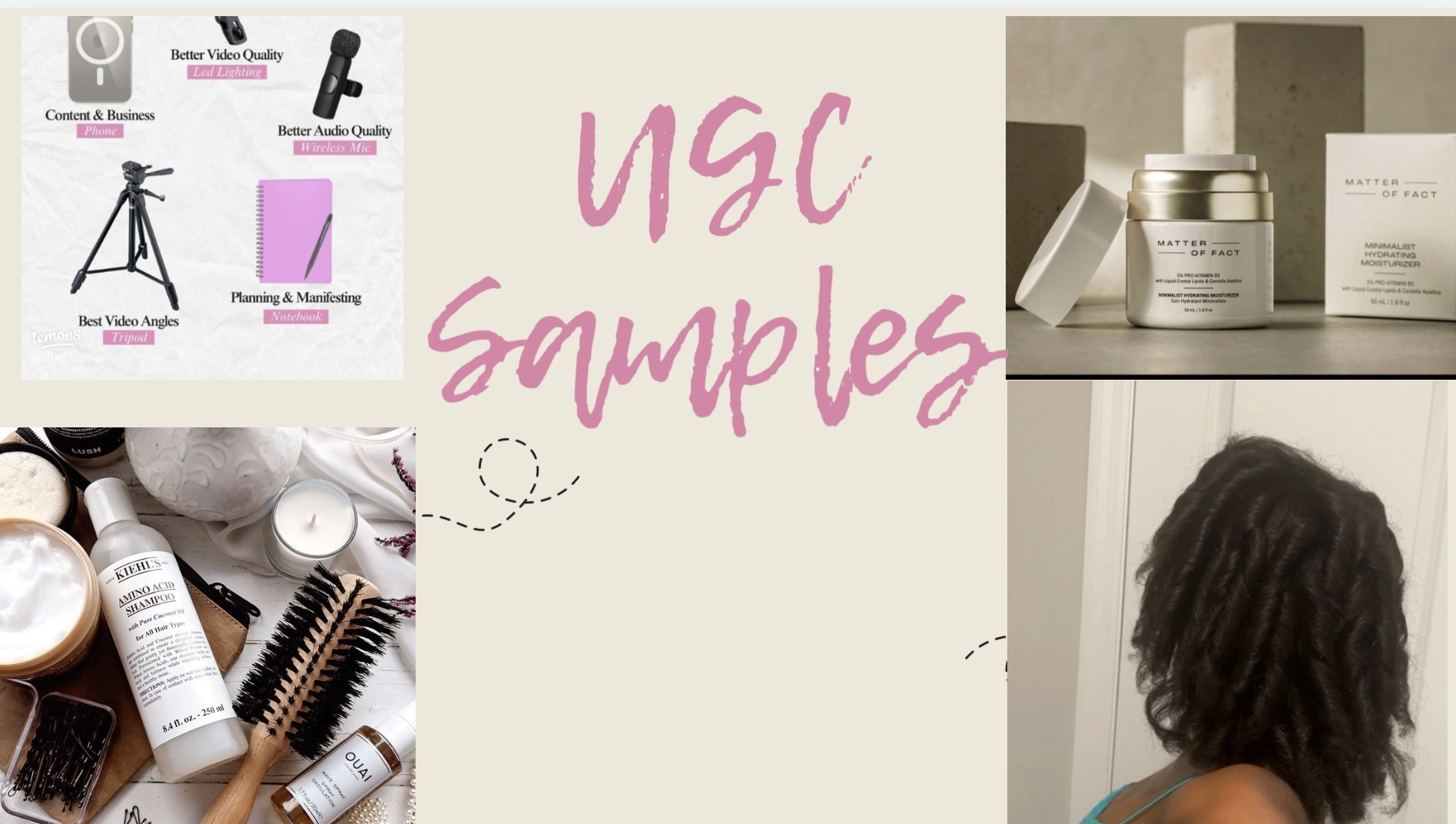 UGC Creator for Beauty, Haircare, Home & Lifestyle Brands