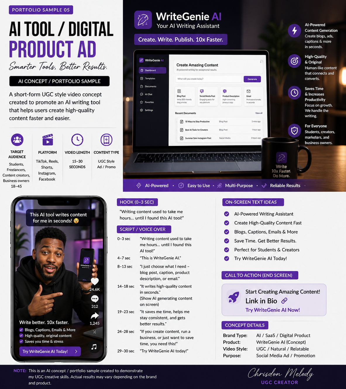 Nigerian UGC Creator | Authentic Product Reviews, Demos & Social Media Ads