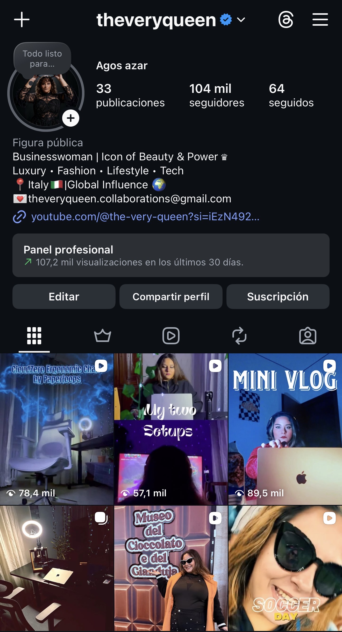 agostinagonzalezazar — Influencer Posts content creator on Vicomma