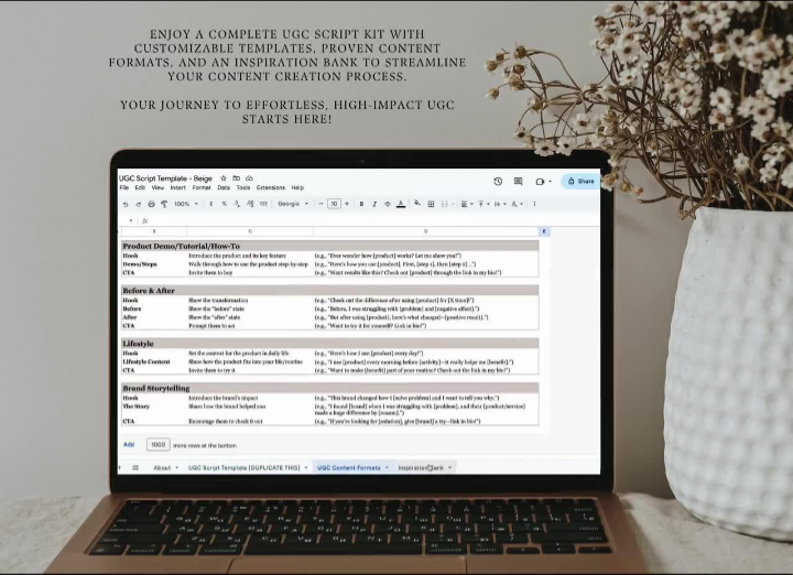 Ugc script writer — UGC Scriptwriting creator on Vicomma